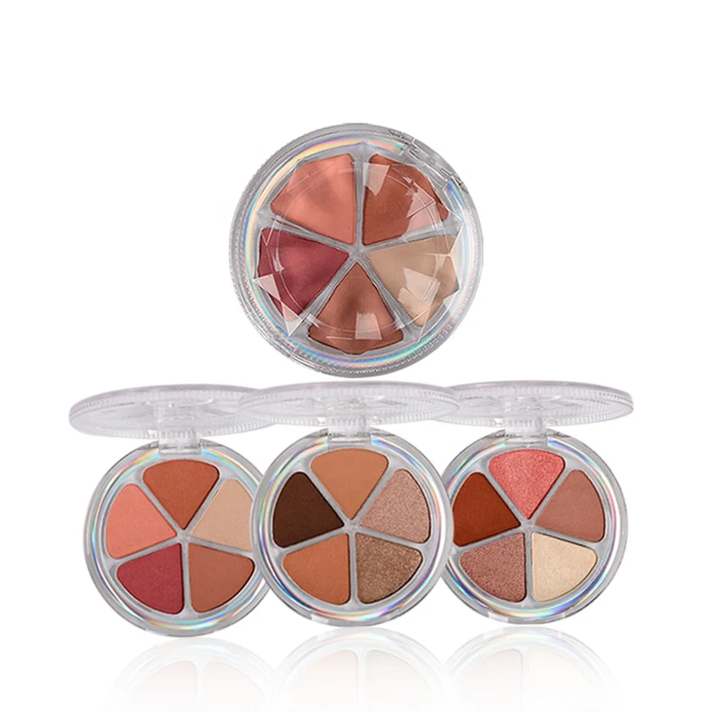 

5-color petal eyeshadow palette private brand cosmetics make-up custom shimmer blush matte pearlescent eyeshadow palette