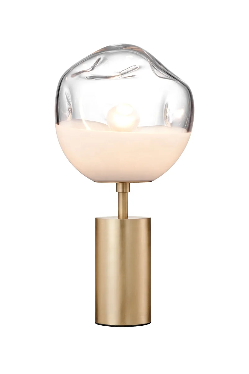 
MARSDEN fashion metal handmade glass modern decorative hotel contemporary unique table lamp luxury 