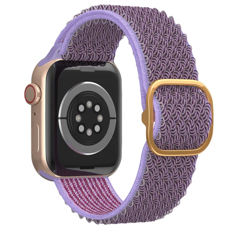 

SKYLET New Arrival Braided Solo Loop Strap For Apple Watch Series 6 Elastic Braided for iWatch Series SE 5 4 3, Optional