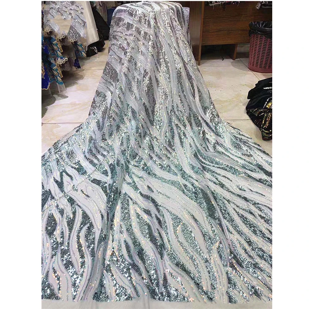 

Beautifical water green sequin fabric wedding dress lace girls design dresses ML58N43, Customized