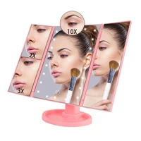 

Anti-Fog Stand Professional Lighted Round Cosmetic Makeup Mirror With Light