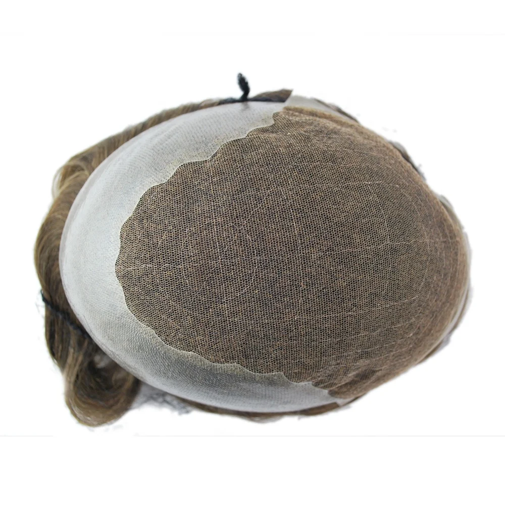 

Wholesale q6 hair replacement system top quality man toupee prosthetic hair