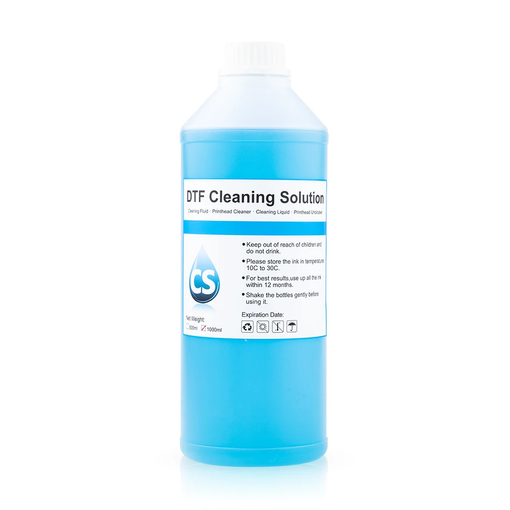 Supercolor 1000ML Bottle Cleaning DTF Liquid DTFliquid for Direct to Transfer Film Printing Ink Cleaning Solution DTF Ink