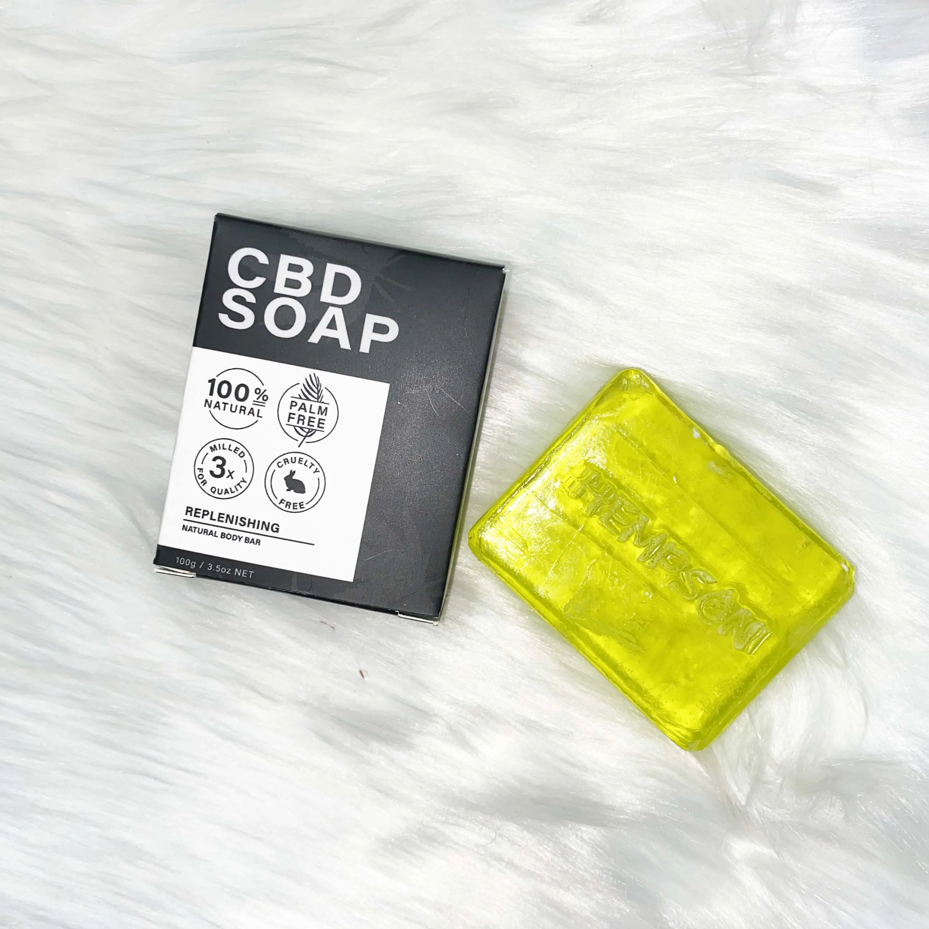 

Deep Cleansing whitening Hemp soap CBD soap for womens, Transparent