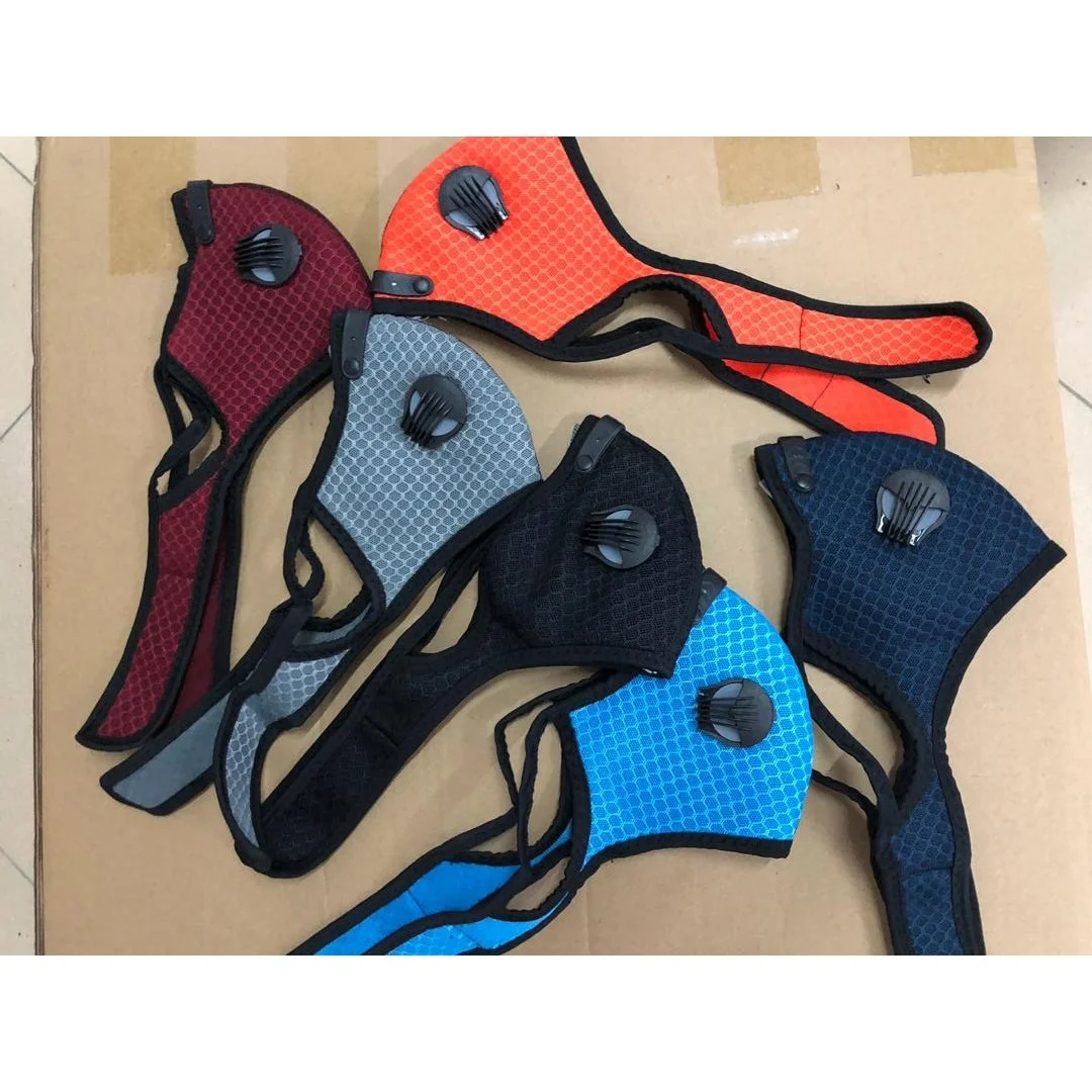 
Activated Carbon Filter Attached Adjustable Sport Mask 