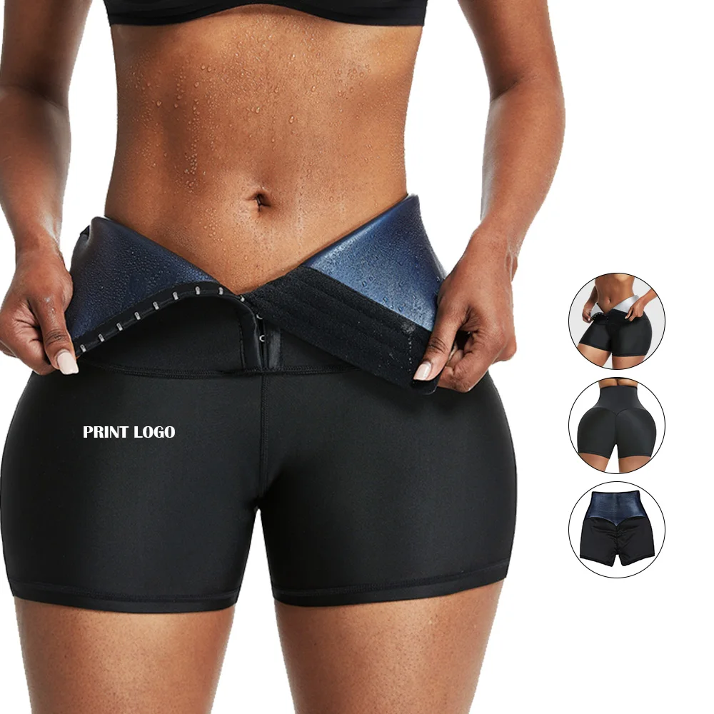 

High Quality Neoprene Shorts Sweat Shape Sauna Shorts Women Plus Size Shapewear Waist Shaper And Butt Lifter