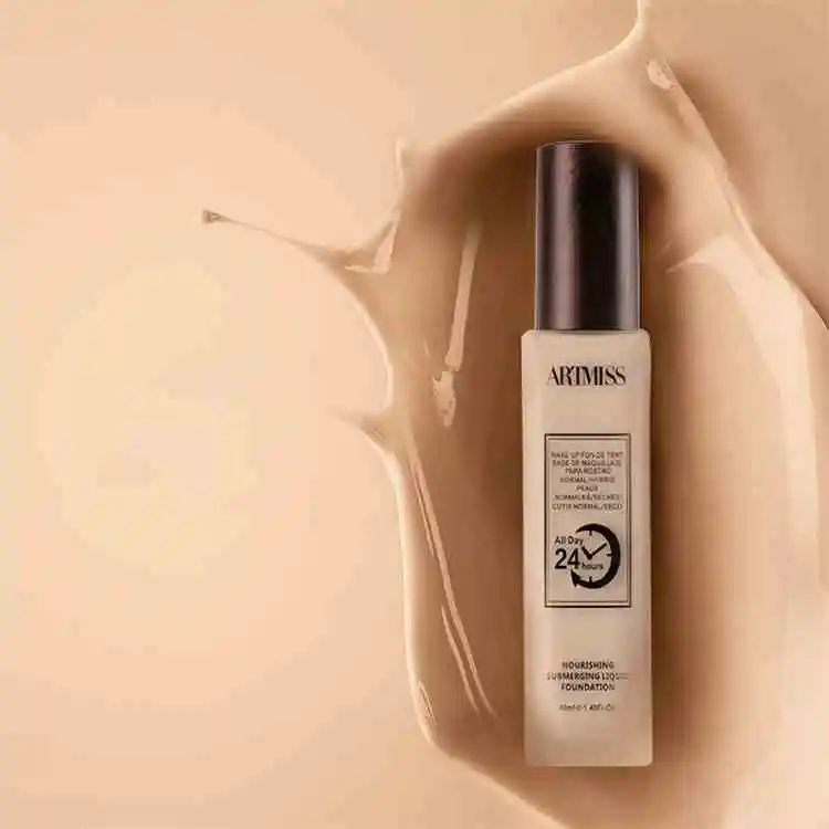 

Fit Me Foundation Makeup Liquid Full Coverage Foundation Naturally, 6 colors