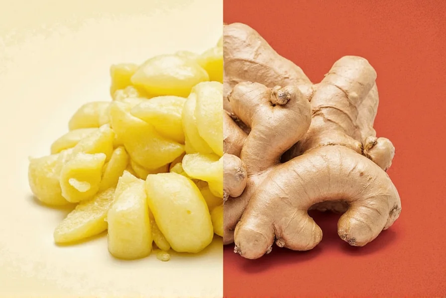 Spice rack featuring ginger and galangal