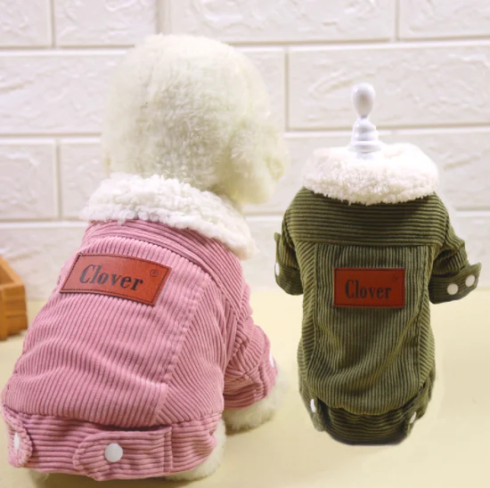 

Luxury Winter Dog Jacket Overalls Puppy Dog Clothes Pet Outfits Dog Denim Coat Pet Jeans Costume for Chihuahua Poodle Bichon