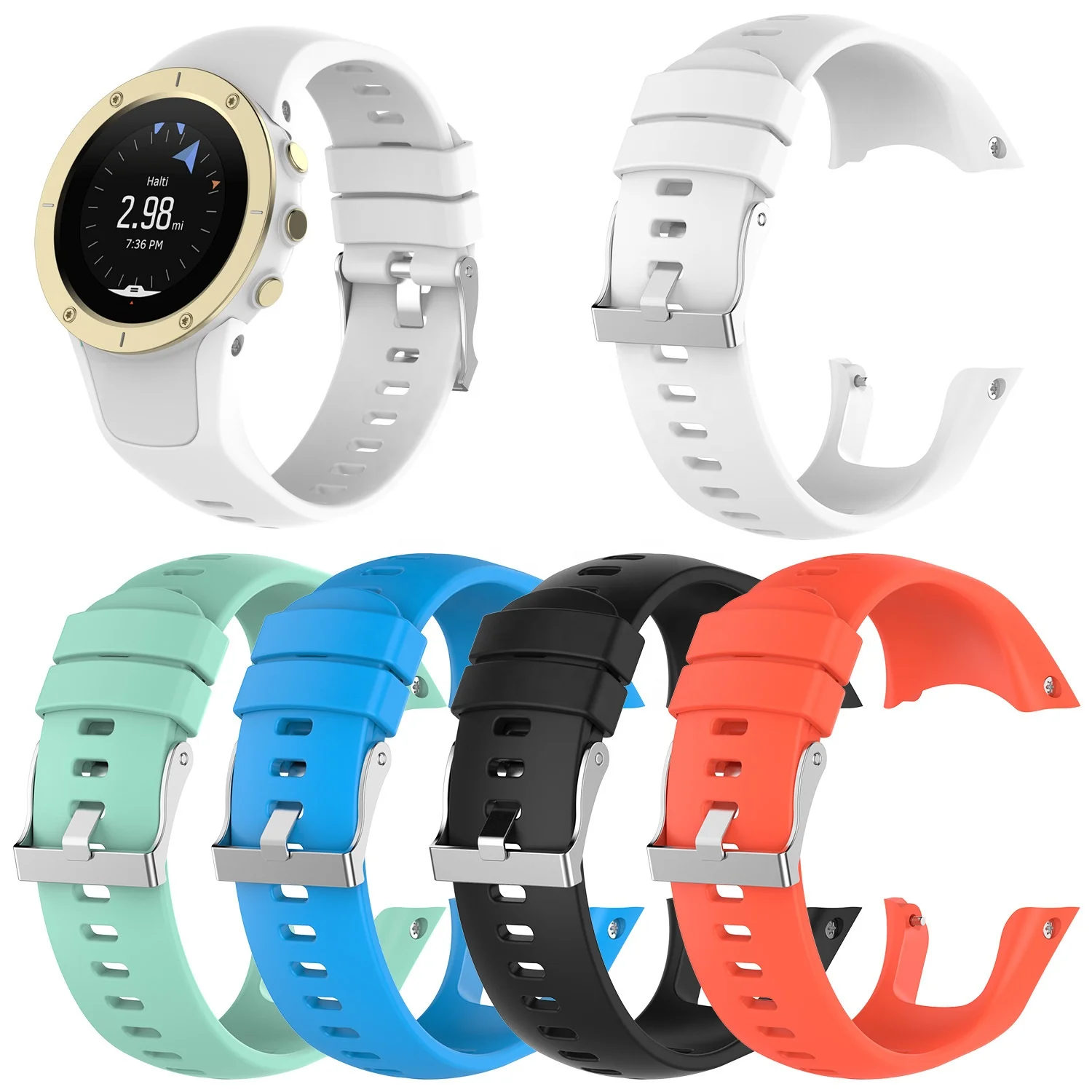 

Watch Band For Spartan Trainer Wrist HR Watch Smart Accessories  Smart Watch Strap, 10 colors