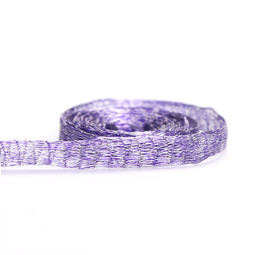 

Hobbyworker 6mmx1m Violet Copper Mesh Wire Copper for Jewelry Making, Colors customized