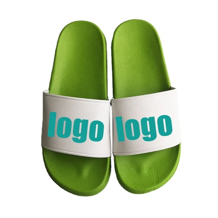 

PVC Plain Slide Sandal Swimming Pool Slides Sandals Custom Logo Slides Custom Comfortable slippers woman Anti-Slip Slippers