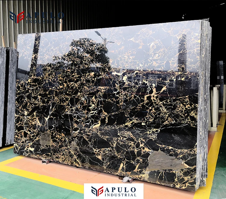 Custom Cut Marble Black Marble With Gold Veins Portoro Gold Marble Slab Buy Black Marble With