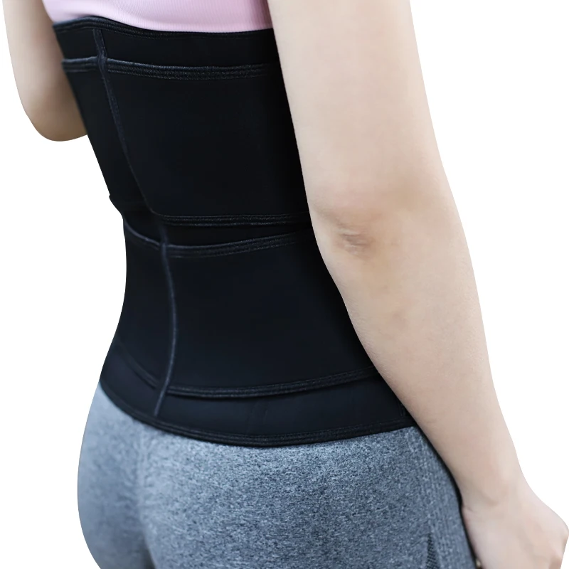 

Fashion Sports Waist Protection Waterproof Weight Loss Safety Fitness Waist Support Pad Women Postpartum Recovery Magic Device, Black