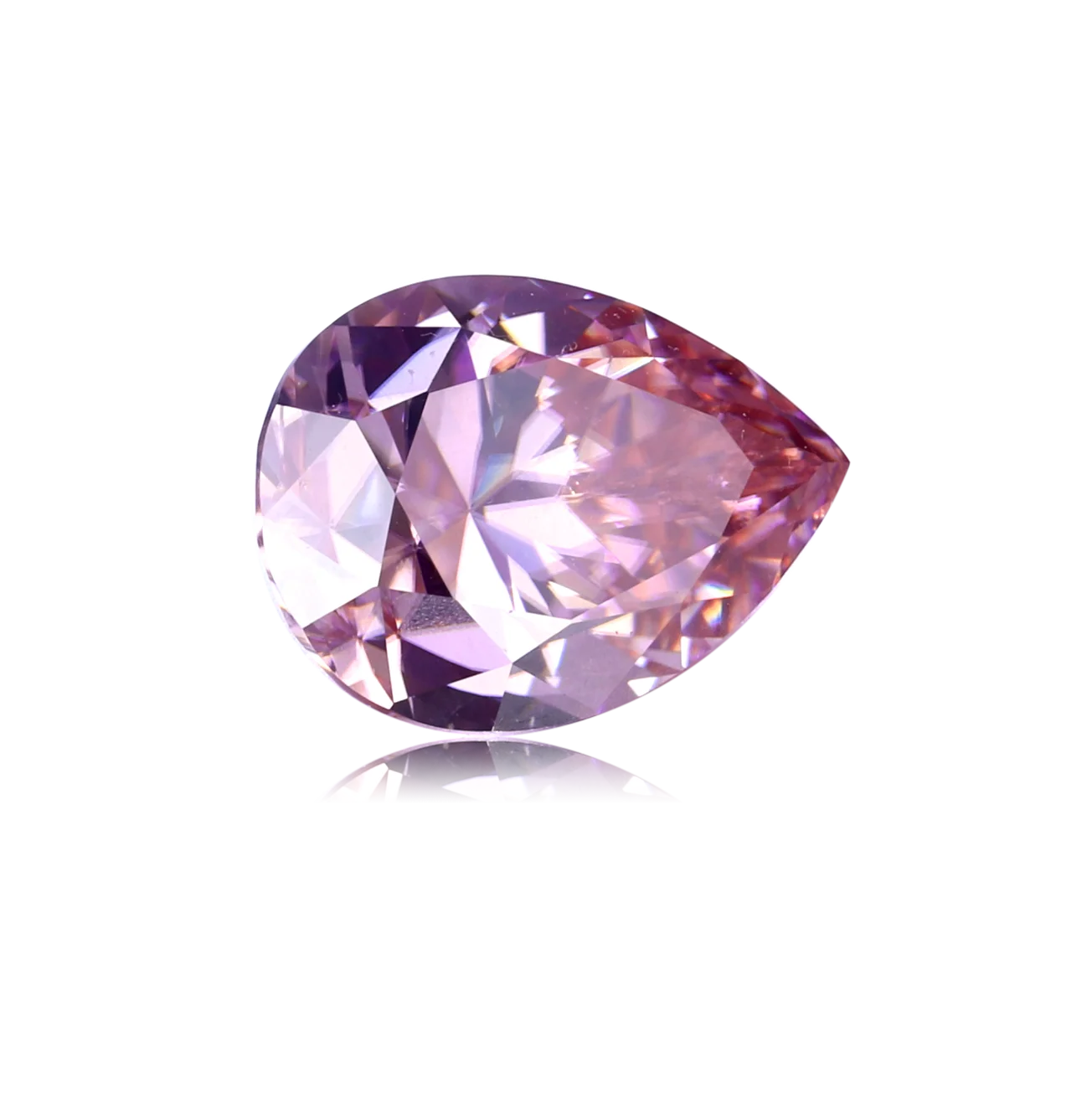 

Anster Factory wholesale price 3EX vvs+ moissanite diamond loose gemstones pink color pear shape for jewelry making