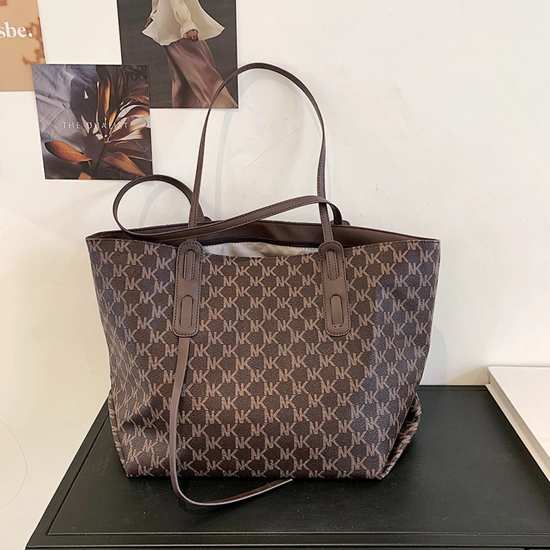 

XP1134 Women largecapacity 2021 new trendy fashion customizable logo single shoulder large tote