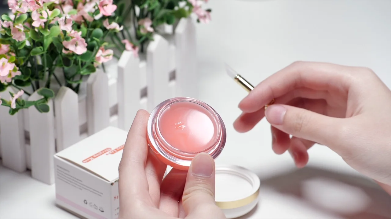 Lip Care Gel Mask Collagen Lip Mask Cream Sleeping Crystal Customized