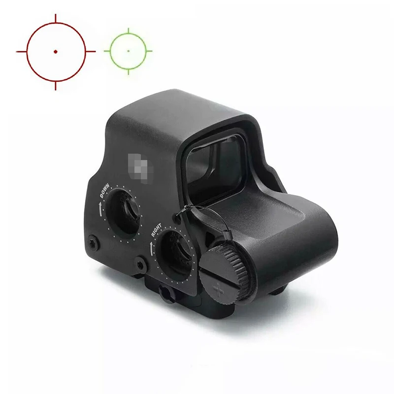 

558 Optic Red Green Dot Sight Scope Hunting Reflex Sight Tactical Hunting Optical Collimator Sight Gun Accessories, Black