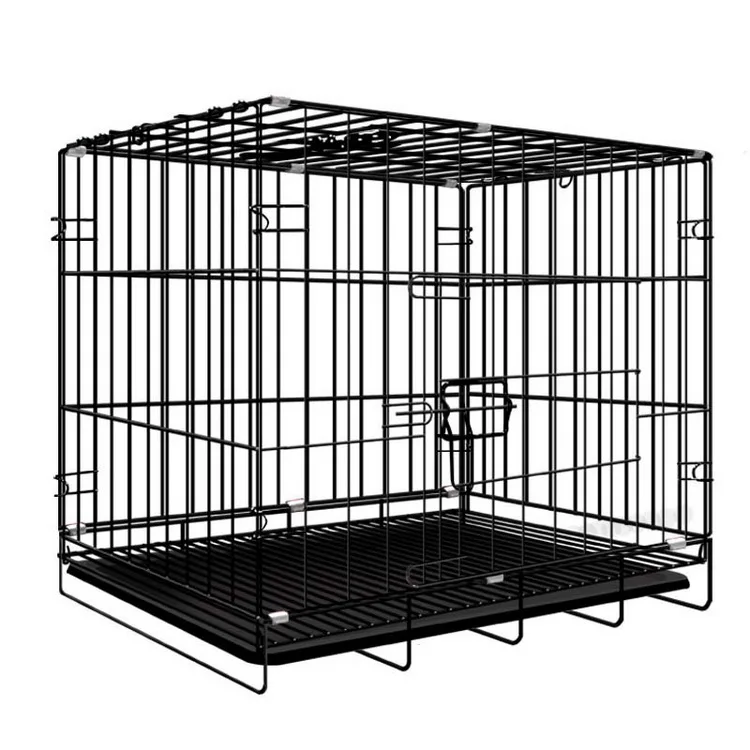 

Stainless Steel Good Quality Promotional Price Import Dog Cage, Black,red,blue,pink,green,sky blue