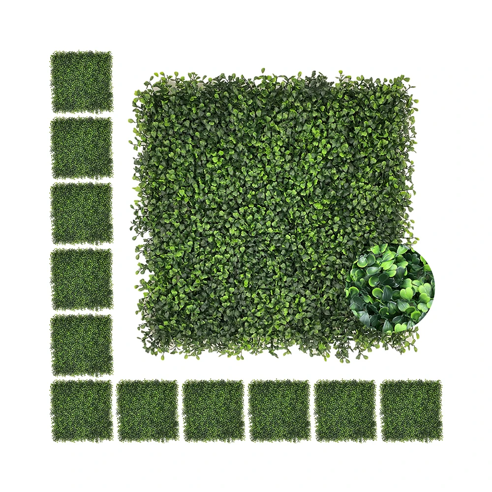 

Artificial green wall boxwood panels artificial plant wall, Customized