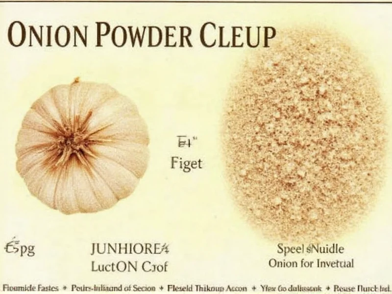 How Much Onion Powder Equals 1/4 Cup Fresh Onion: Exact Conversion