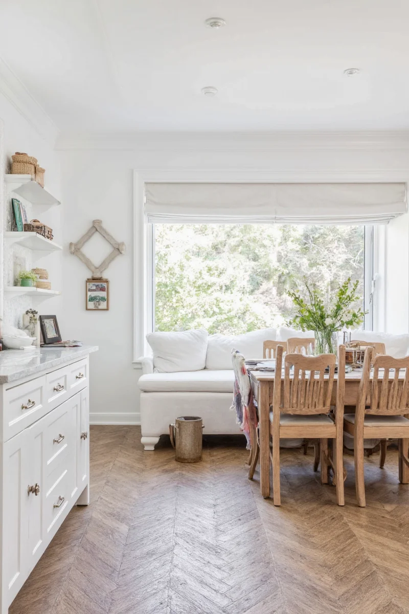 Modern yet kid-friendly living room