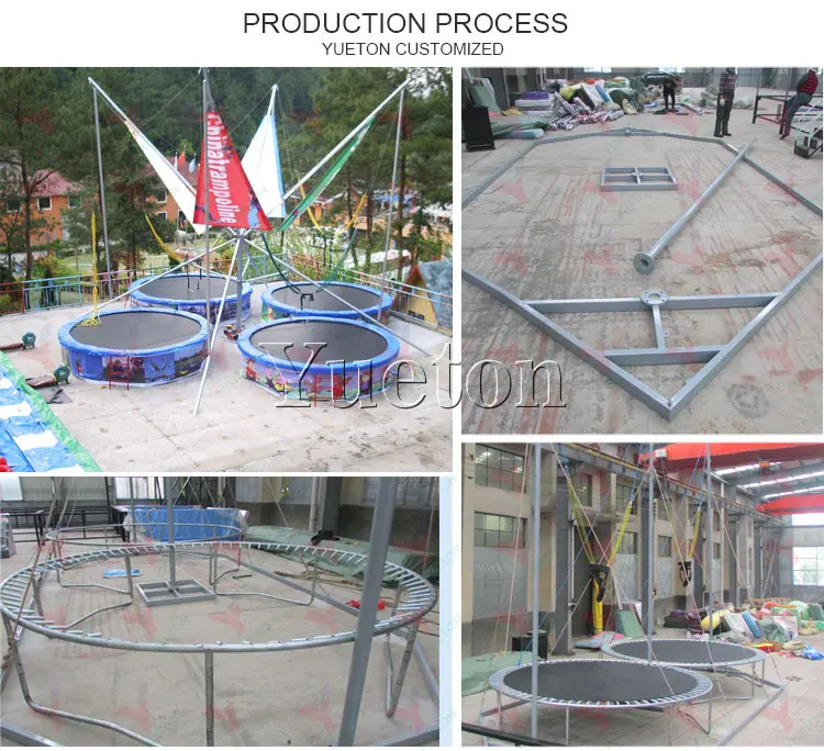 Cheap 4 Person Jumping Equipment Bungee Trampoline Buy Jumping Bungee Trampoline,Bungee