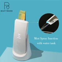 

2020 Newest with misty function spray 24k gold waterproof ultrasonic skin scrubber