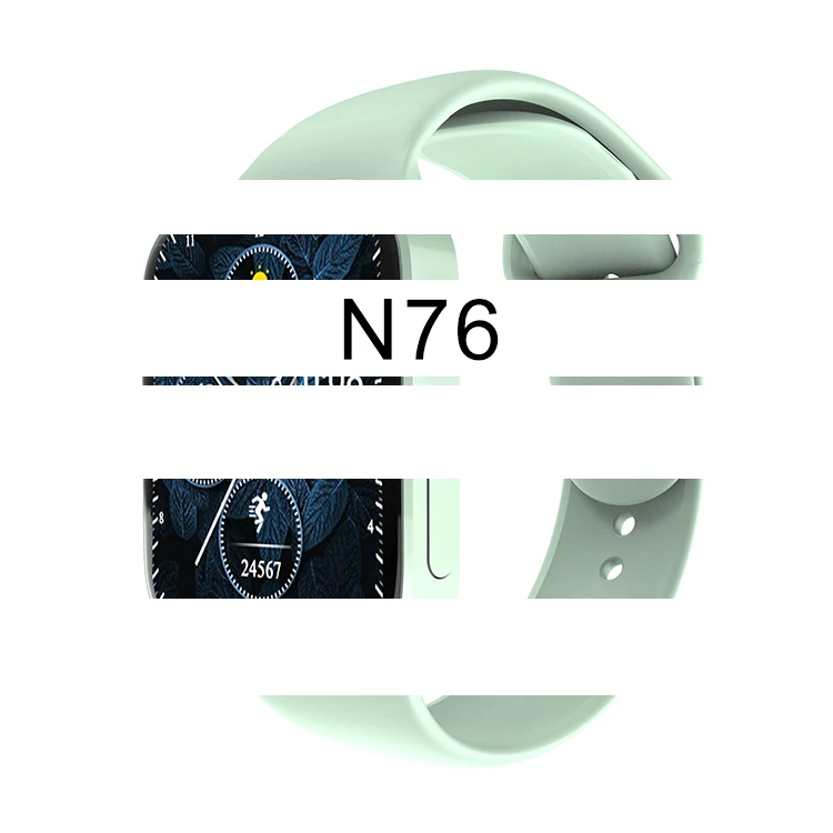 

Drop shipping android smart watch health activity tracker bracelet N76 heart rate blood pressure smartwatch