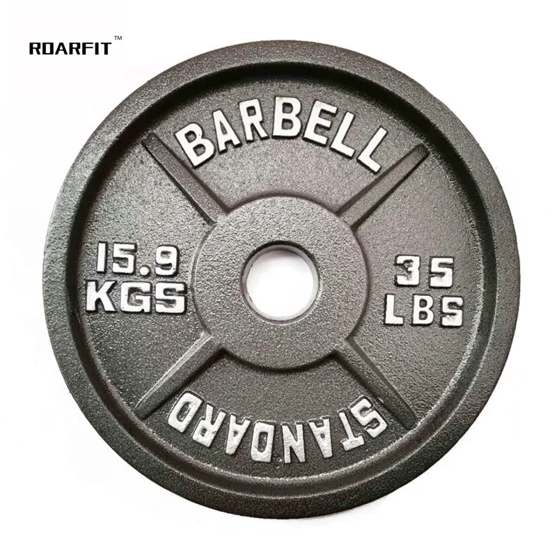 

ROARFIT 2inch hole weight plates weight lifting plates for sale, Grey