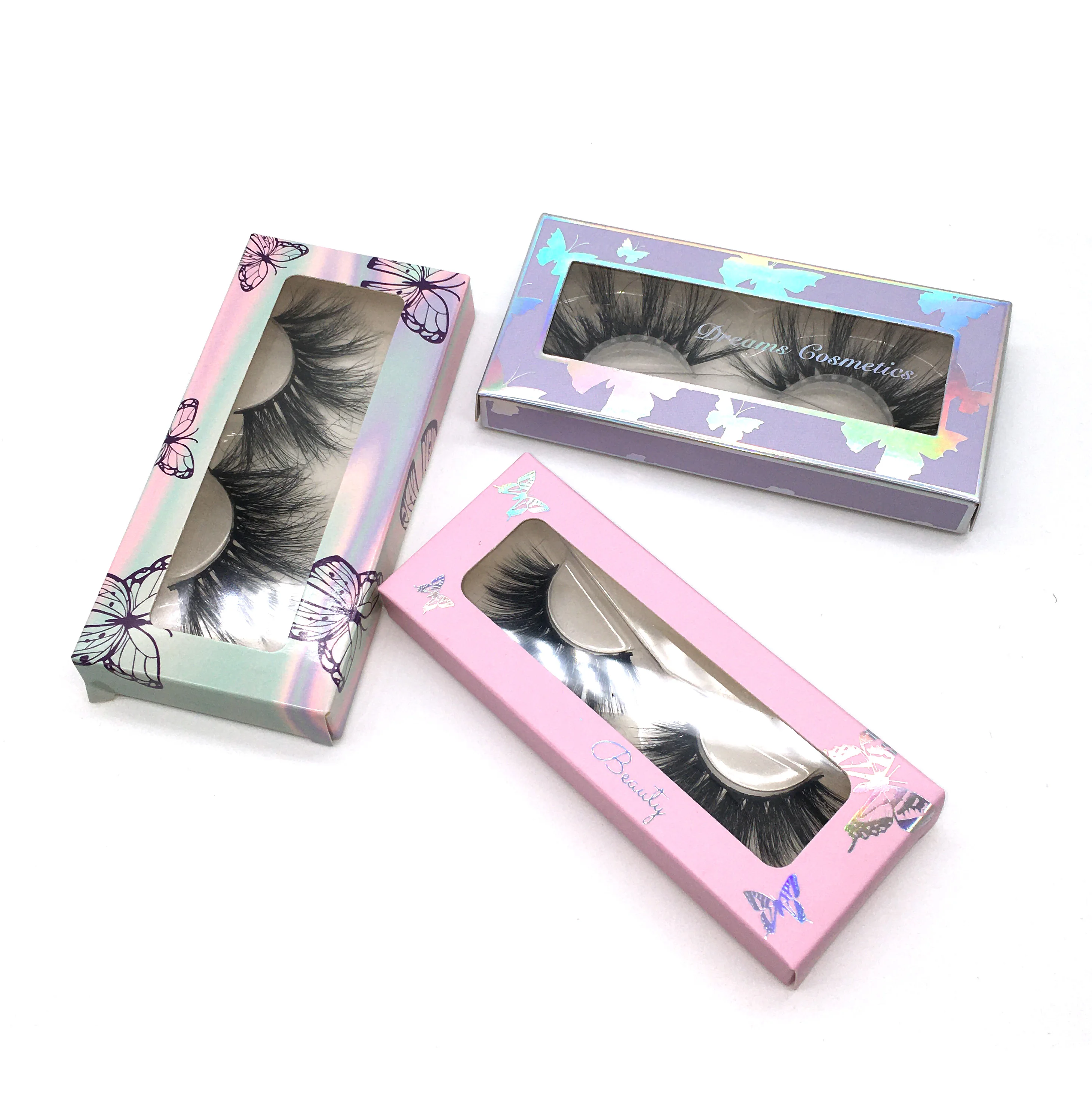 

private label packing paper empty butterfly eyelash boxes