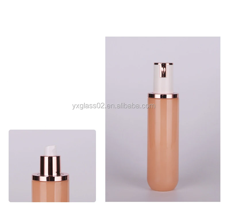 Cosmetic glass bottle set skincare container manufacturer  packaging glass bottle factory