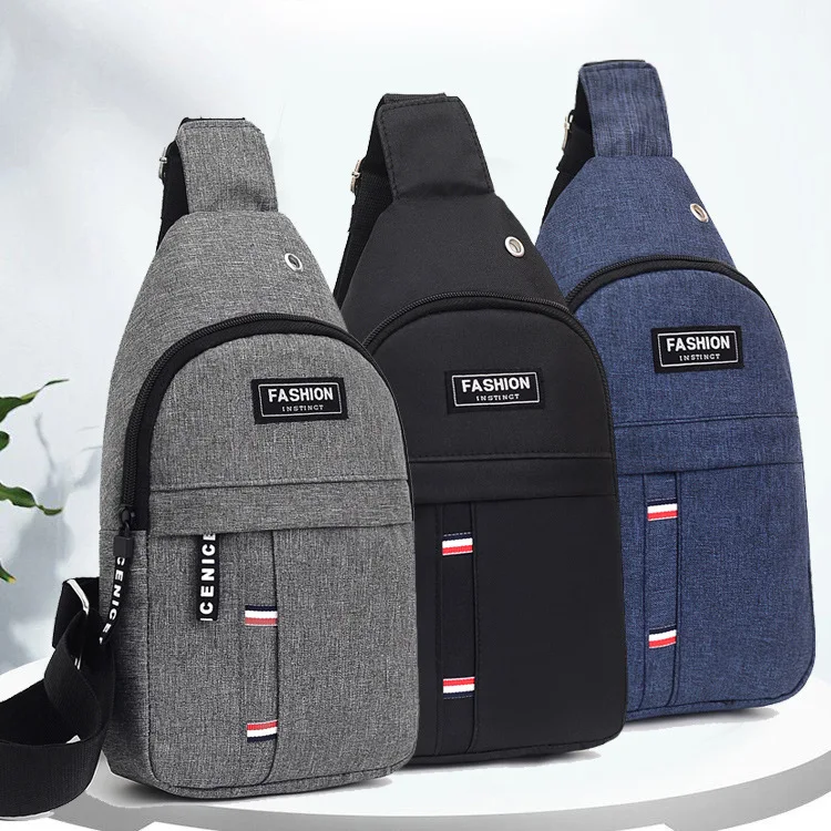 

Factory Direct Fashion Mens Chest Bag Single Shoulder Waterproof Crossbody Bags Men, Customized color