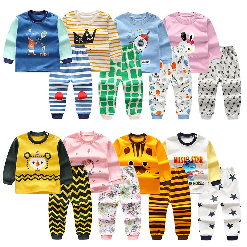 
boutique wholesale custom kids fashion clothing pajamas boys sleepwear cotton girls pajama sets kids sleepwear 