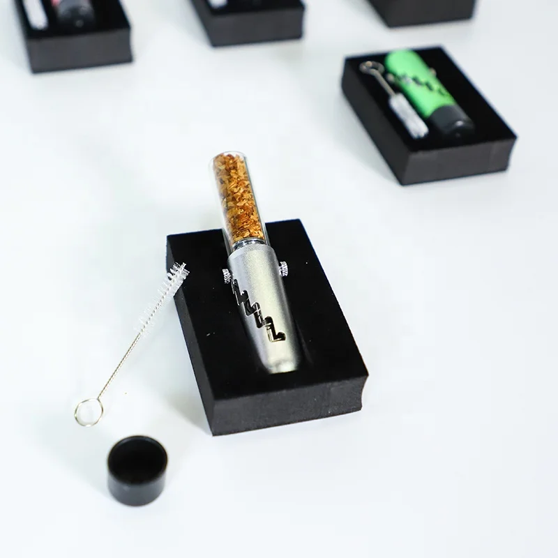 

UKETA new launched glass smoking tobacco accessories adjustable set pipe weed, Multi colors