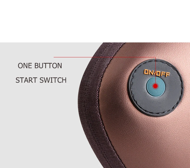 
Mini Portable Neck And Waist Vibration Massage Professional Electric Car And Home Massage Pillow 