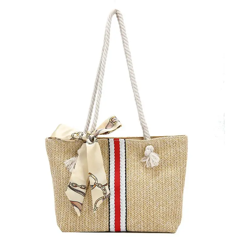 

Minissimi Brand Manufacturer China Supplier Sac a Main Femme Tote Bags Shoulder Bag PVC Woven Handbag for Women