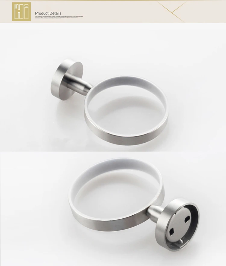 HIDEEP Bathroom Accessories Stainless Steel Brushed Toilet Brush Holder