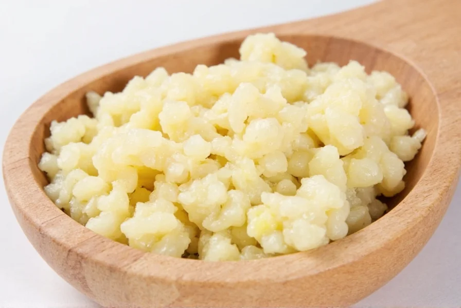 Proper technique for mincing garlic cloves to achieve accurate measurements