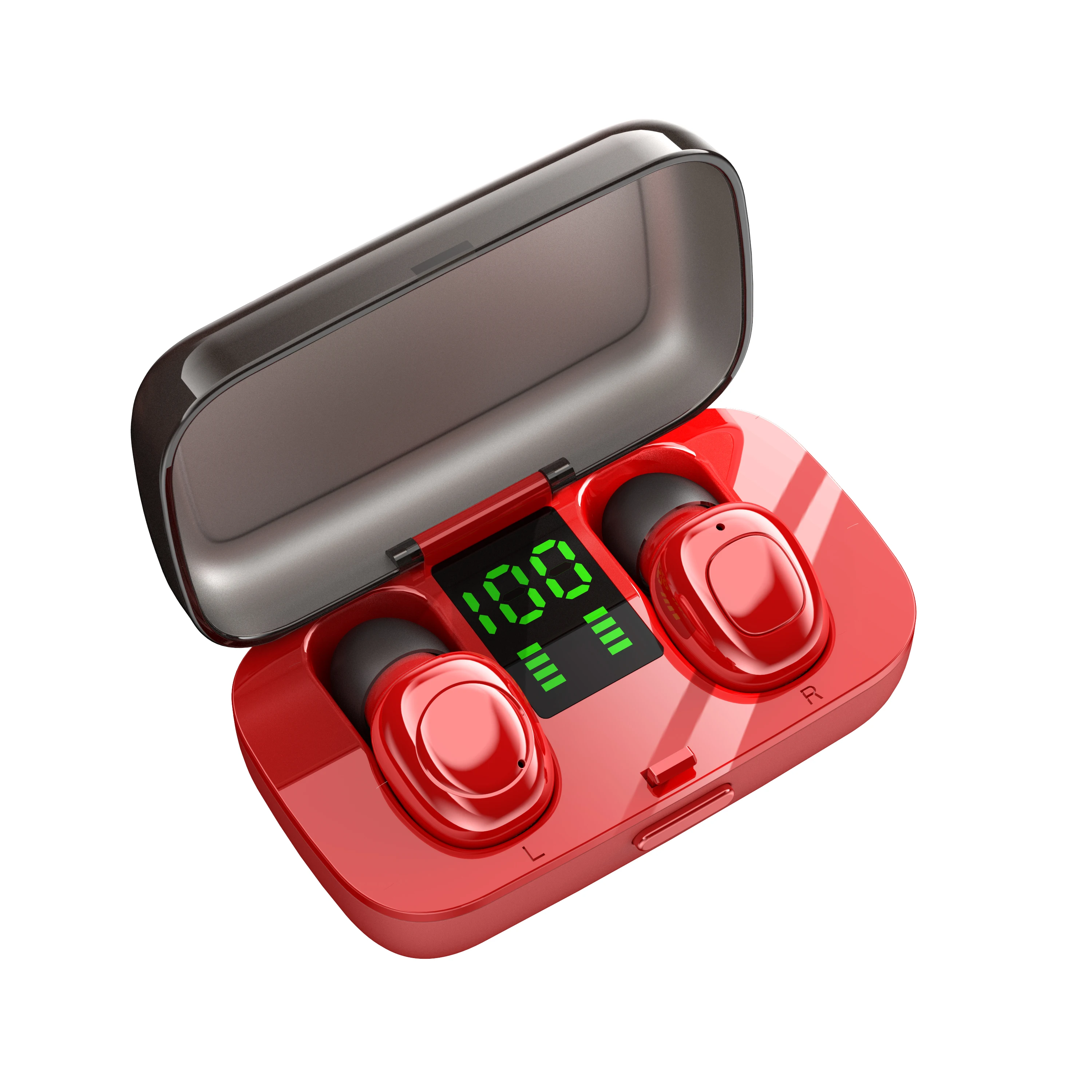 
2019 New Hign Quality Portable Wireless Stereo Earphone Touch control earbuds Tws Earphone With Charging Case 