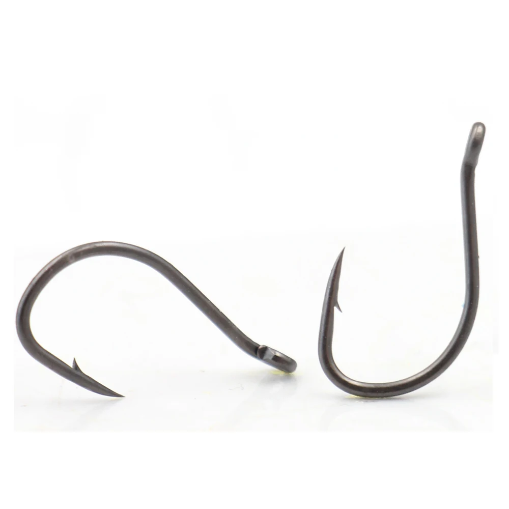 

10 PCS/bag Fishing Barbed Hook Curve Carp Fishing Hook, Black