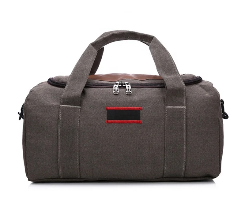 

Large capacity vintage canvas bags tote travel bags for men and women carrying bags for short trips, 4 colors