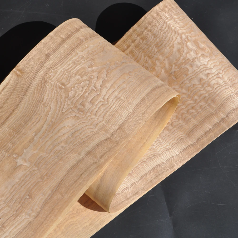 Greenland Free Sample New Design Chinese Ash Swirl Wood Veneers Home
