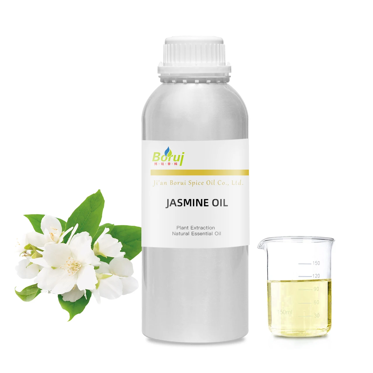 

Manufacturer Supply Private Label Pure Natural Jasmine flower Essential Oil with Therapeutic Grade