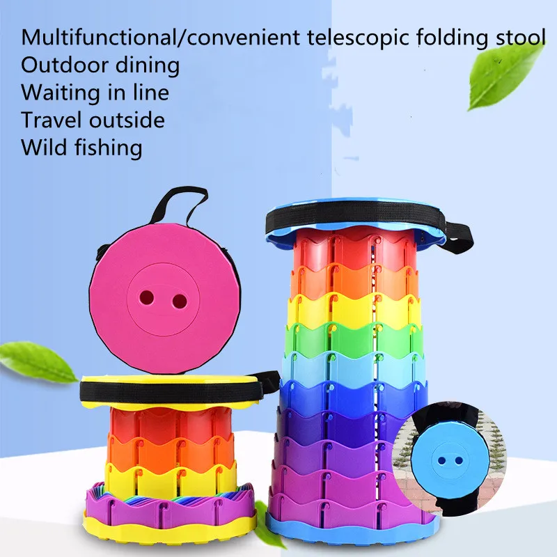 

QY Portable telescopic stool outdoor sports accessories