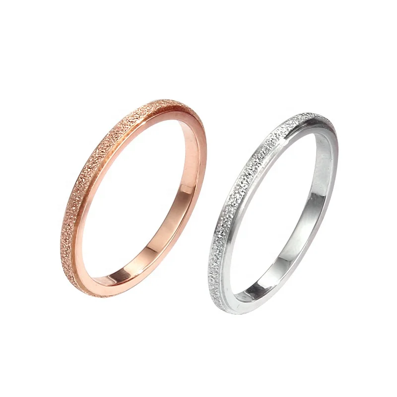 

Wholesale European and American 18K Titanium Steel Couple Geometric or Plain Tail Ring Fashion Jewelry Rings