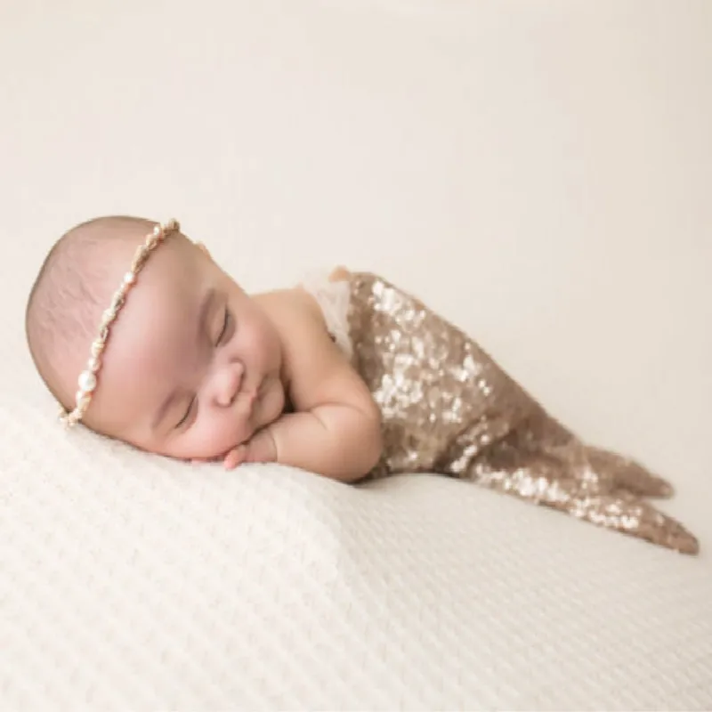 

Photography Prop Blingbling Mermaid Newborn Cute Props for Baby Photography, 5 color