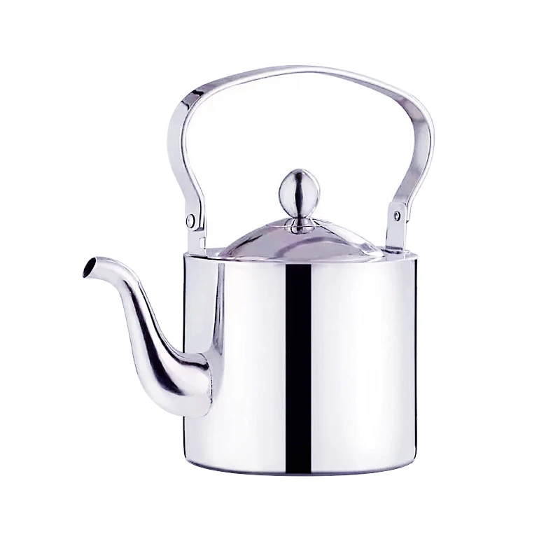 

Stainless Steel turkish tea pot and coffee new water heating kettle set with percolator, Silver