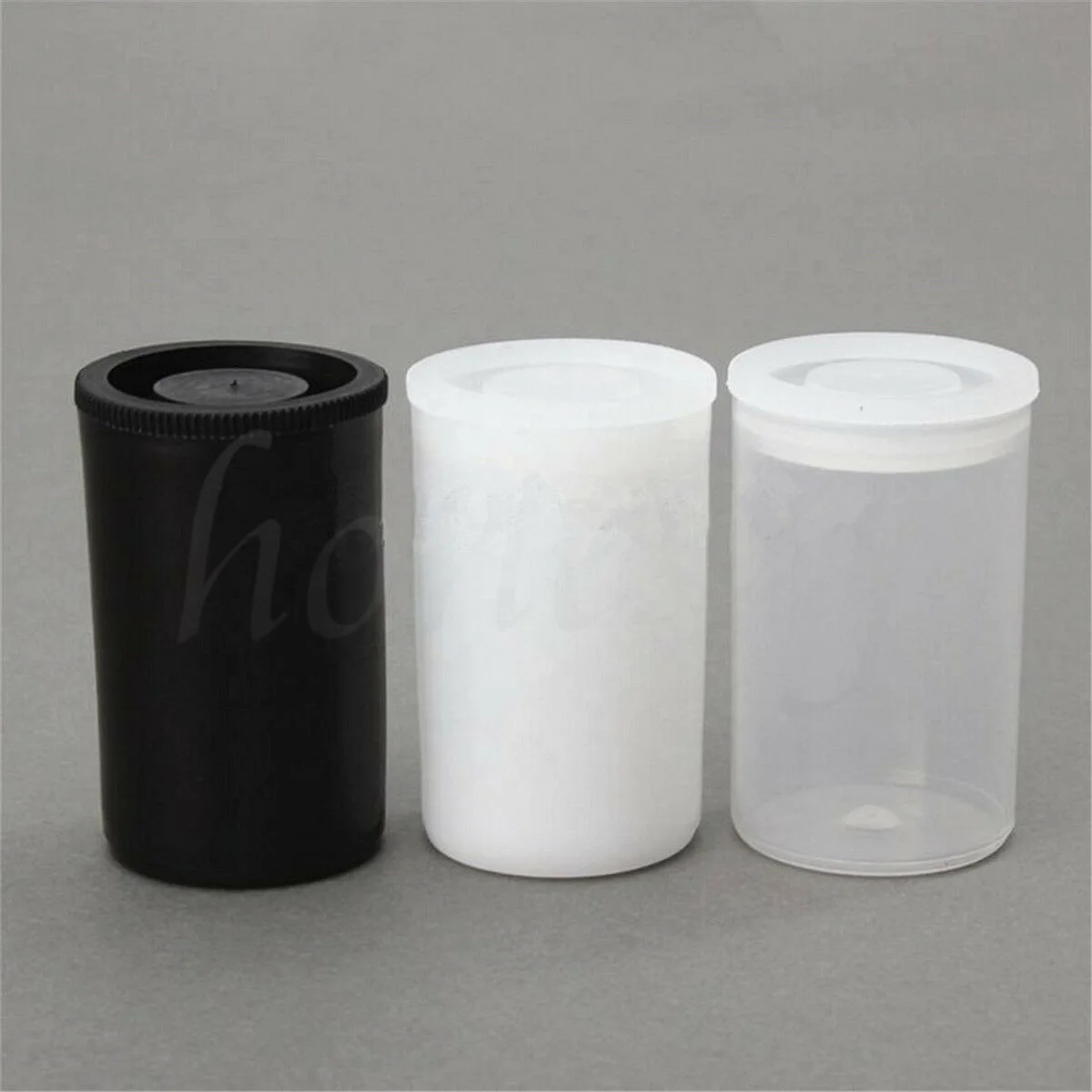 Plastic Empty Storage Boxes Jewelry Camera Film Waterproof Dustproof 35mm Packaging Jars Canisters Containers