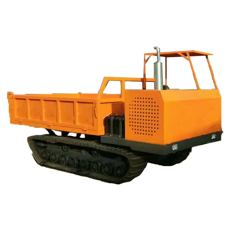 

Mini Crawler Dumper Trucks Rubber Track 4 Tons Crawler Transporter Dumper